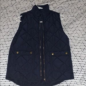 Navy and Gold Vest